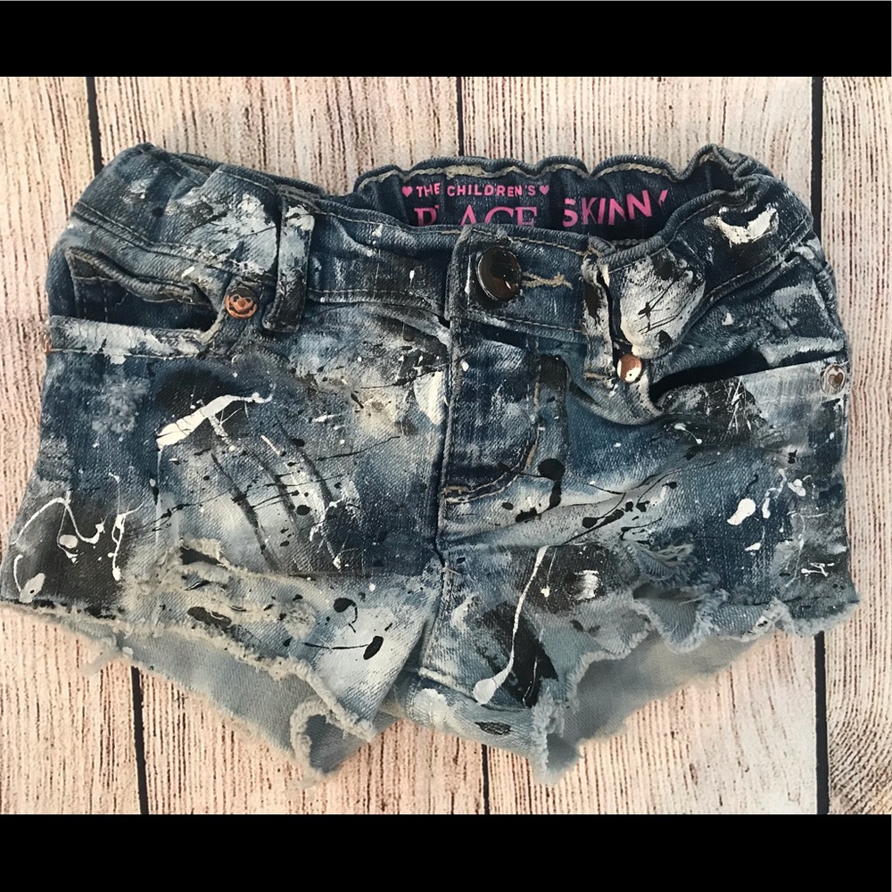 18-24m Messy Lemon OG denim shorts